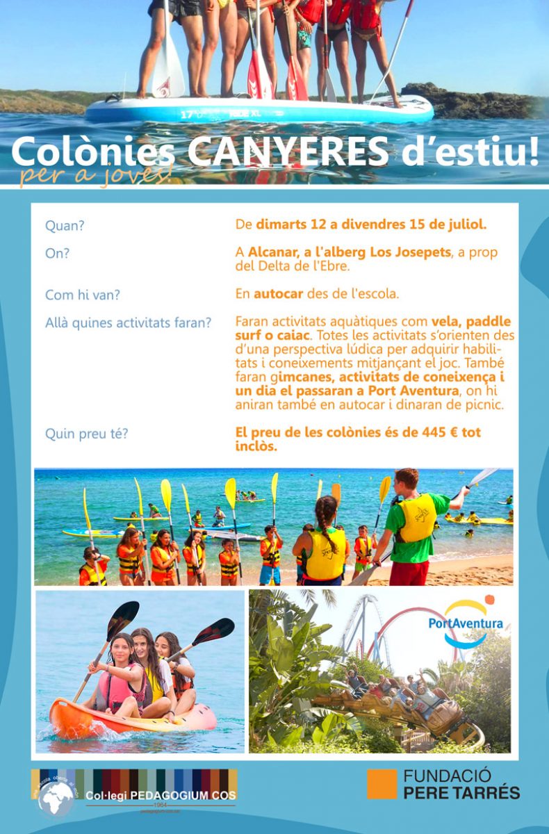 Cartell Colònies CANYERES